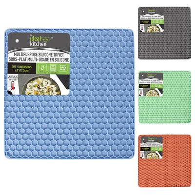 Ideal Kitchen Square Multipurpose Silicone Trivet