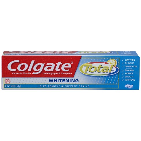 Colgate Total Toothpaste Whitening Paste 6 oz