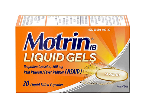 Motrin IB Relief Liquid Gel Caps 20 Ct