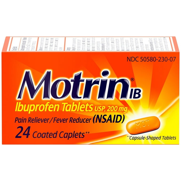 Motrin IB Pain Relief 24 Tabs