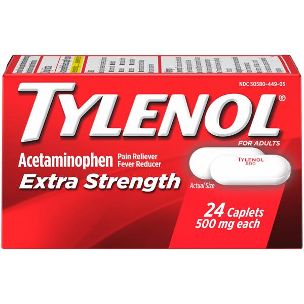 Tylenol Extra Strength Relief 24 Caps