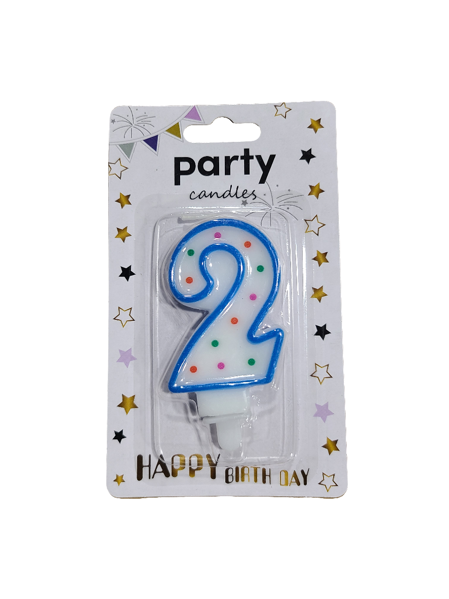 Blue Party Candle # 2