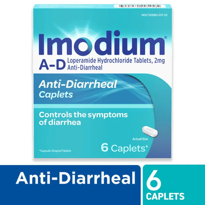 Imodium Anti-Dearrheal 6 Caplets